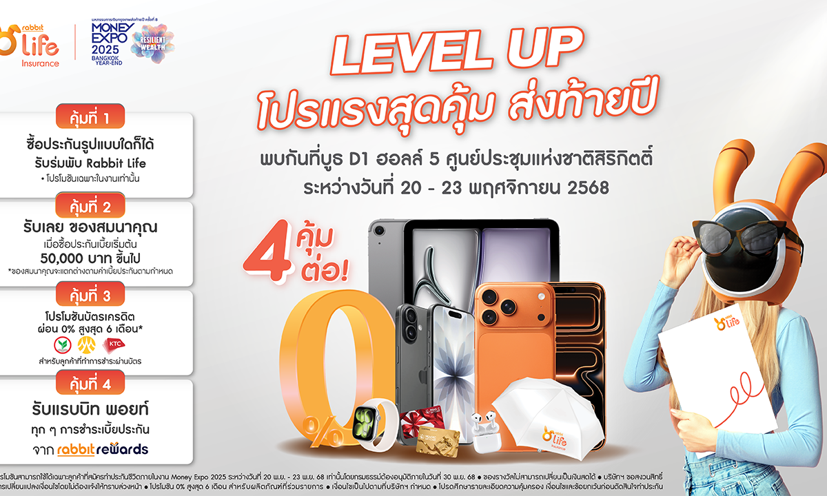 Level up โปรแรงสุดคุ้มส่งท้ายปี ในงาน Money Expo Year-End 2025